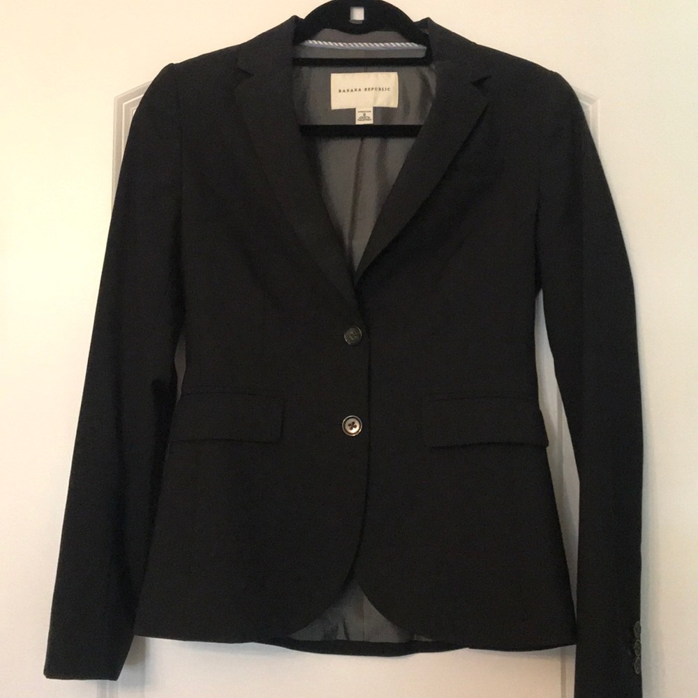 Banana Republic black suit jacket